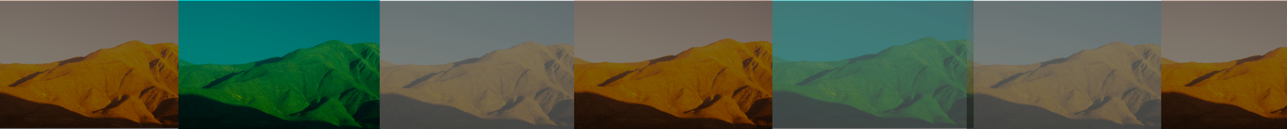 Fotos de la cordillera en varios colores